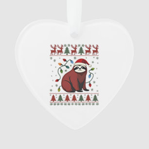 Weihnachts-Shirt für Faultier-Liebhaber Geschenk W Ornament