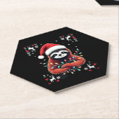 Weihnachts-Shirt für Sloth Lover-Geschenk Santa Bu Untersetzer (angewinkelt)