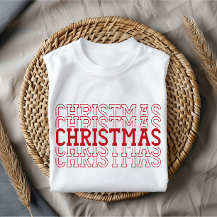Weihnachts-Shirt, Merry Christmas-Shirt für die Fa T-Shirt