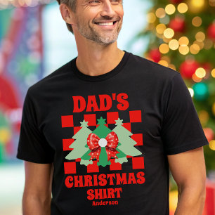 Weihnachts-Shirt personalisiert Vaters Tri-Blend Shirt