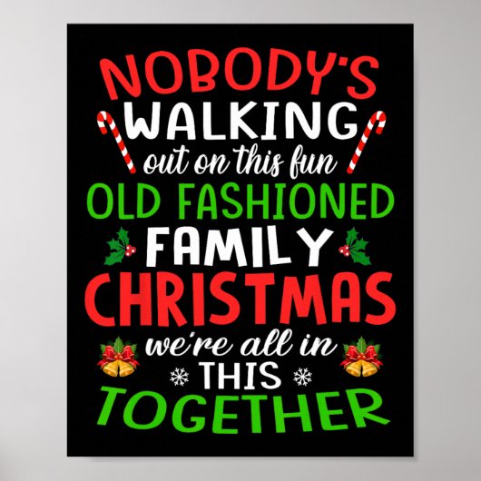 Weihnachts-Shirt Poster (Vorne)