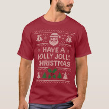 Weihnachts-Shirt - Rotes Jingle-Design