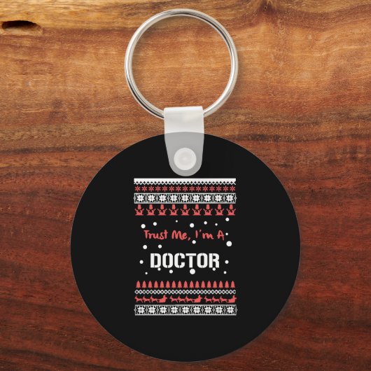 Weihnachts-Shirt Schlüsselanhänger (Vorderseite)