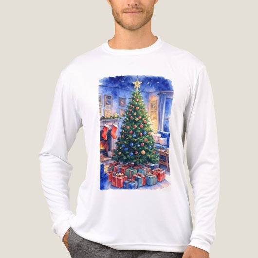 Weihnachts-Shirt Tri-Blend Shirt (Vorderseite)