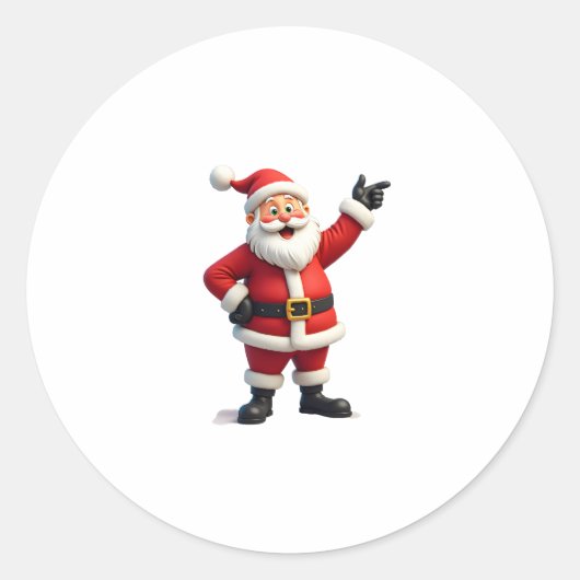 Weihnachts-Shirts für Jungs Kinder, die Weihnachte Runder Aufkleber (Vorderseite)