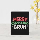 Weihnachts-Shirts für Kinder Jungen Frauen frohe W Karte (Gelbe Blume)