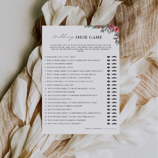 Weihnachts-Shoe-Vorlage Einladung