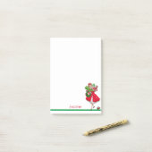 Weihnachts-Shopping in High Heels Namensgeschenk h Post-it Klebezettel (Auf Schreibtisch)