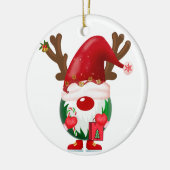 Weihnachts-Shopping Keramik Ornament (Links)