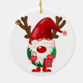 Weihnachts-Shopping Keramik Ornament (Hinten)