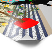 Weihnachts-Shopping mit dem portugiesischen Rooste Fotodruck (Ecke)