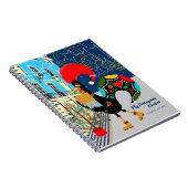 Weihnachts-Shopping mit dem portugiesischen Rooste Notizblock (Rechte Seite)