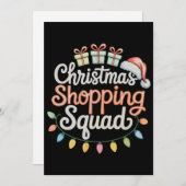 Weihnachts-Shopping-Squad Weihnachten passt Famili (Vorne/Hinten)