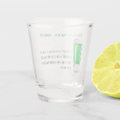 Weihnachts-Showdrink Rezept Feiertag Schnapsglas (Rückseite)