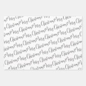 Weihnachts Siam Cat Wrapping Geschenkpapier Set (Vorderseite 3)