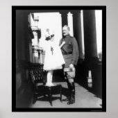 Weihnachts-Siegel für General Pershing 1921 Poster (Vorne)