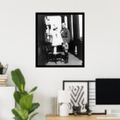 Weihnachts-Siegel für General Pershing 1921 Poster (Heimbüro)