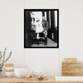 Weihnachts-Siegel für General Pershing 1921 Poster (Küche)