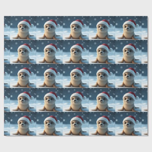 Weihnachts-Siegel Geschenkpapier (Flach)