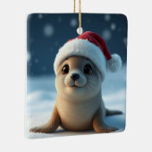 Weihnachts-Siegel Keramikornament (Rechts)