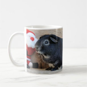 Weihnachts-Silberfuchs-Guinea Schweinchen und Weih Kaffeetasse