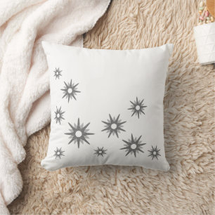 Weihnachts-Silver-Star-Design Kissen