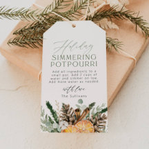 Weihnachts-Simmering-Potpourri-Geschenkanhänger