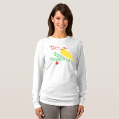 Weihnachts-Singkanarienvogel T-Shirt (Vorne ganz)