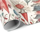 Weihnachts-Skandinavien-Design Geschenkpapier (Rolleneckpunkt)