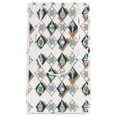 Weihnachts-Skandinavien Urlaub Snowflakes Muster Kleine Geschenktüte (Vorderseite)