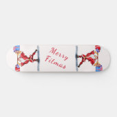 Weihnachts-Skateboard Bodybuilder Weihnachtslieder Skateboard (Horizontal)