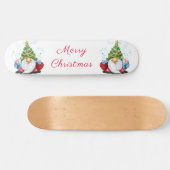 Weihnachts-Skateboard mit Geschenk Skateboard (Horizontal)