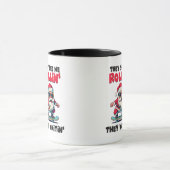 Weihnachts-Skateboard Santa Tasse (Zentrum)
