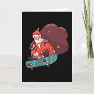 Weihnachts-Skateboard Weihnachten Karte