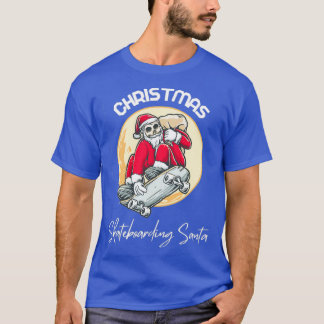 Weihnachts-Skateboard Weihnachtsgeschenk T-Shirt