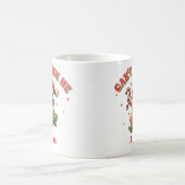 Weihnachts-Skateboarding Gingerbrot Mann Kaffeetasse (Mittel)