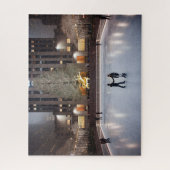 Weihnachts-Skaten im Rockefeller-Center Puzzle (Vertikal)