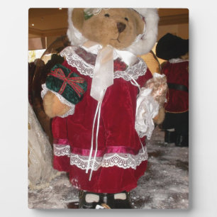 Weihnachts Skater Teddy Bear Collection. Fotoplatte