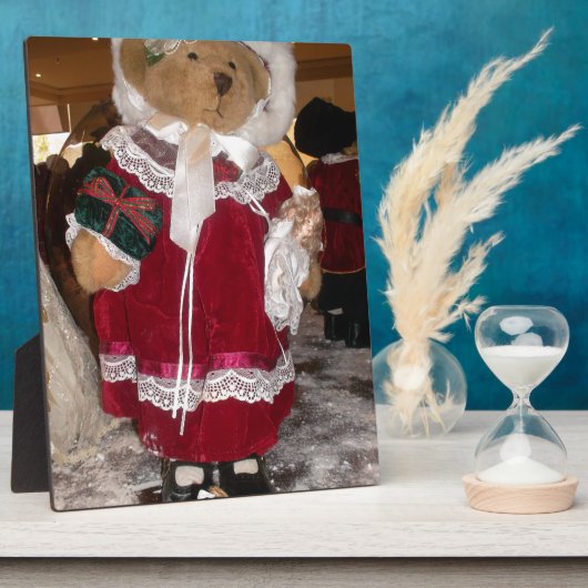 Weihnachts Skater Teddy Bear Collection. Fotoplatte (Seite)