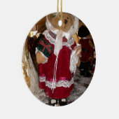 Weihnachts Skater Teddy Bear Collection. Keramikornament (Rechts)