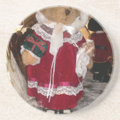 Weihnachts Skater Teddy Bear Collection. Untersetzer (Vorne)