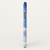 Weihnachts-Skier iPhone Case (Hinten/Rechts)