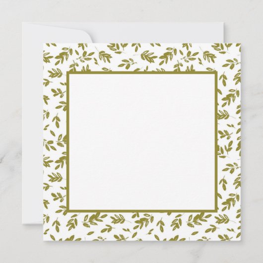 Weihnachts-Skigenom und Weihnachtskarte (Rückseite)