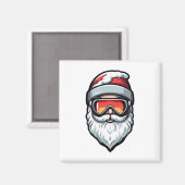 Weihnachts-Skipass Weihnachten Skipass Magnet (Vorderseite/Rückseite)