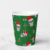 Weihnachts-Skull-Party-Cups - Stil 3 Pappbecher (Rechts)