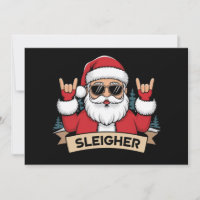 Weihnachts-Sleigher Santa Rock Xmas Rocker