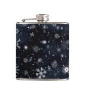 Weihnachts-SlipperyJoe fällt verschiedene Formen G Flachmann (Vorderseite)