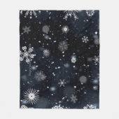 Weihnachts-SlipperyJoe fällt verschiedene Formen G Fleecedecke (Vorderseite)