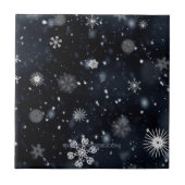 Weihnachts-SlipperyJoe fällt verschiedene Formen G Fliese (Vorderseite)