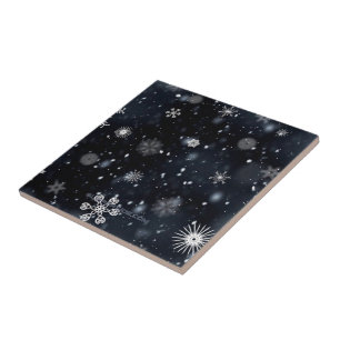 Weihnachts-SlipperyJoe fällt verschiedene Formen G Fliese